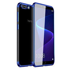 Funda Silicona Ultrafina Carcasa Transparente H01 para Huawei Honor View 10 Azul