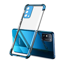 Funda Silicona Ultrafina Carcasa Transparente H01 para Huawei Honor X10 Max 5G Azul