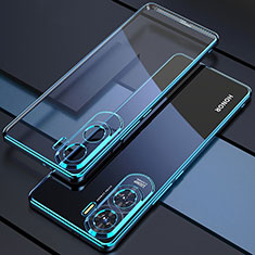 Funda Silicona Ultrafina Carcasa Transparente H01 para Huawei Honor X50i 5G Azul