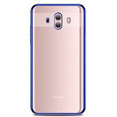 Funda Silicona Ultrafina Carcasa Transparente H01 para Huawei Mate 10 Azul