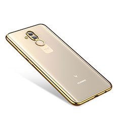 Funda Silicona Ultrafina Carcasa Transparente H01 para Huawei Mate 20 Lite Oro