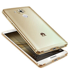 Funda Silicona Ultrafina Carcasa Transparente H01 para Huawei Mate 8 Oro