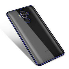 Funda Silicona Ultrafina Carcasa Transparente H01 para Huawei Mate 9 Azul