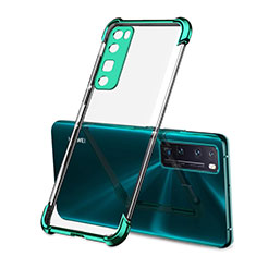 Funda Silicona Ultrafina Carcasa Transparente H01 para Huawei Nova 7 Pro 5G Verde