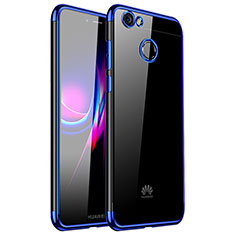 Funda Silicona Ultrafina Carcasa Transparente H01 para Huawei Nova Azul