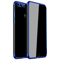 Funda Silicona Ultrafina Carcasa Transparente H01 para Huawei P10 Plus Azul