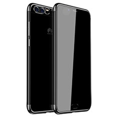 Funda Silicona Ultrafina Carcasa Transparente H01 para Huawei P10 Plus Negro