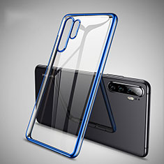 Funda Silicona Ultrafina Carcasa Transparente H01 para Huawei P30 Pro Azul