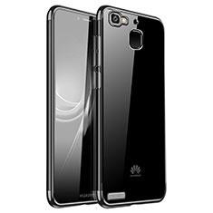 Funda Silicona Ultrafina Carcasa Transparente H01 para Huawei P8 Lite Smart Negro