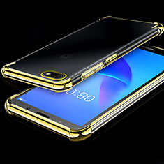 Funda Silicona Ultrafina Carcasa Transparente H01 para Huawei Y5 (2018) Oro