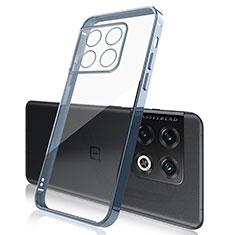 Funda Silicona Ultrafina Carcasa Transparente H01 para OnePlus 10 Pro 5G Azul