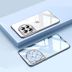 Funda Silicona Ultrafina Carcasa Transparente H01 para OnePlus 12 5G Azul