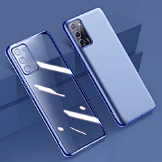 Funda Silicona Ultrafina Carcasa Transparente H01 para Oppo A53s 5G Azul