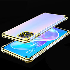 Funda Silicona Ultrafina Carcasa Transparente H01 para Oppo A72 5G Oro