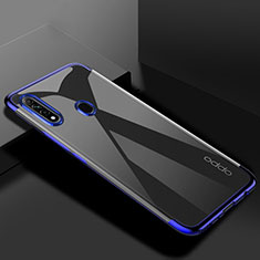 Funda Silicona Ultrafina Carcasa Transparente H01 para Oppo A8 Azul