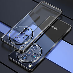 Funda Silicona Ultrafina Carcasa Transparente H01 para Oppo Find X7 5G Negro