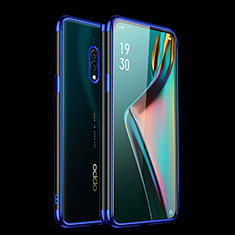 Funda Silicona Ultrafina Carcasa Transparente H01 para Oppo K3 Azul