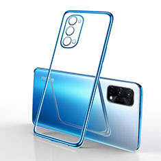 Funda Silicona Ultrafina Carcasa Transparente H01 para Oppo K7x 5G Azul