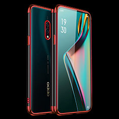 Funda Silicona Ultrafina Carcasa Transparente H01 para Oppo Realme X Rojo