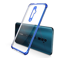 Funda Silicona Ultrafina Carcasa Transparente H01 para Oppo Reno 10X Zoom Azul