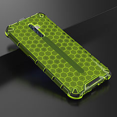 Funda Silicona Ultrafina Carcasa Transparente H01 para Oppo Reno2 Z Verde