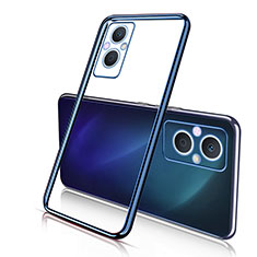 Funda Silicona Ultrafina Carcasa Transparente H01 para Oppo Reno7 Lite 5G Azul