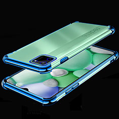 Funda Silicona Ultrafina Carcasa Transparente H01 para Realme C11 Azul