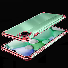 Funda Silicona Ultrafina Carcasa Transparente H01 para Realme C11 Oro Rosa