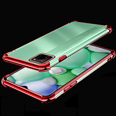 Funda Silicona Ultrafina Carcasa Transparente H01 para Realme C11 Rojo