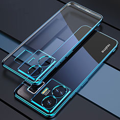 Funda Silicona Ultrafina Carcasa Transparente H01 para Realme GT Neo5 5G Azul