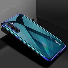 Funda Silicona Ultrafina Carcasa Transparente H01 para Realme X2 Azul