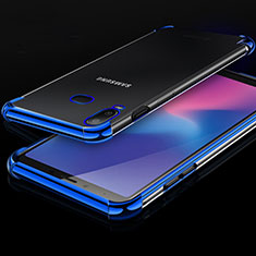 Funda Silicona Ultrafina Carcasa Transparente H01 para Samsung Galaxy A6s Azul