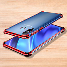Funda Silicona Ultrafina Carcasa Transparente H01 para Samsung Galaxy A8s SM-G8870 Rojo