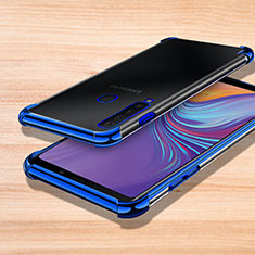 Funda Silicona Ultrafina Carcasa Transparente H01 para Samsung Galaxy A9s Azul