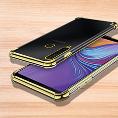 Funda Silicona Ultrafina Carcasa Transparente H01 para Samsung Galaxy A9s Oro