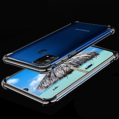 Funda Silicona Ultrafina Carcasa Transparente H01 para Samsung Galaxy M31 Negro
