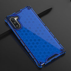 Funda Silicona Ultrafina Carcasa Transparente H01 para Samsung Galaxy Note 10 5G Azul