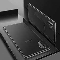 Funda Silicona Ultrafina Carcasa Transparente H01 para Samsung Galaxy Note 10 Plus 5G Negro