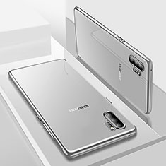 Funda Silicona Ultrafina Carcasa Transparente H01 para Samsung Galaxy Note 10 Plus 5G Plata