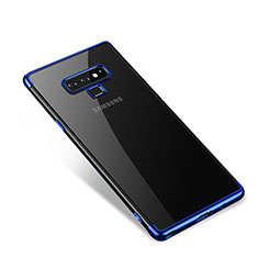 Funda Silicona Ultrafina Carcasa Transparente H01 para Samsung Galaxy Note 9 Azul