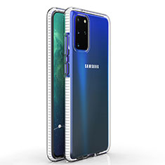 Funda Silicona Ultrafina Carcasa Transparente H01 para Samsung Galaxy S20 Plus 5G Blanco