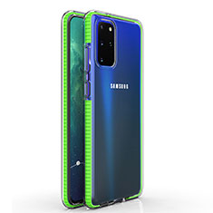 Funda Silicona Ultrafina Carcasa Transparente H01 para Samsung Galaxy S20 Plus 5G Verde
