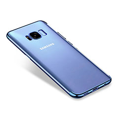 Funda Silicona Ultrafina Carcasa Transparente H01 para Samsung Galaxy S8 Azul