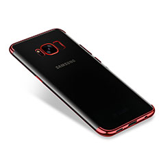 Funda Silicona Ultrafina Carcasa Transparente H01 para Samsung Galaxy S8 Plus Rojo