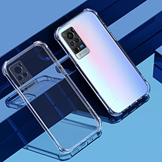 Funda Silicona Ultrafina Carcasa Transparente H01 para Vivo X60 Pro 5G Claro