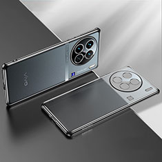 Funda Silicona Ultrafina Carcasa Transparente H01 para Vivo X90 Pro+ Plus 5G Negro