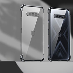 Funda Silicona Ultrafina Carcasa Transparente H01 para Xiaomi Black Shark 4 Pro 5G Negro