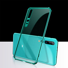 Funda Silicona Ultrafina Carcasa Transparente H01 para Xiaomi Mi 10 Verde
