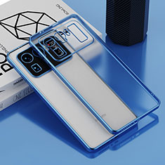 Funda Silicona Ultrafina Carcasa Transparente H01 para Xiaomi Mi 11 Ultra 5G Azul