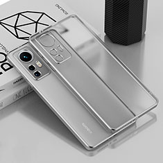 Funda Silicona Ultrafina Carcasa Transparente H01 para Xiaomi Mi 12 5G Plata